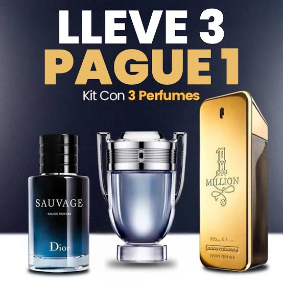 trio de perfumes